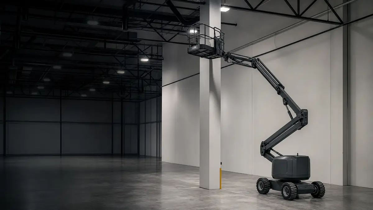 Articulating Boom Lifts jobsite access in Savannah