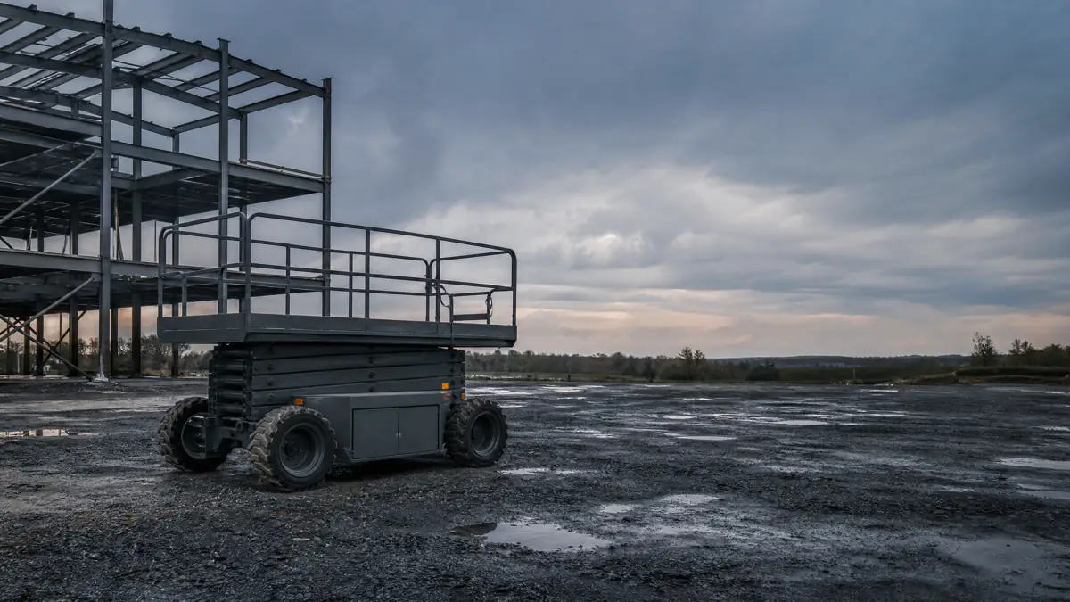Rough Terrain Scissor Lifts jobsite access in Savannah